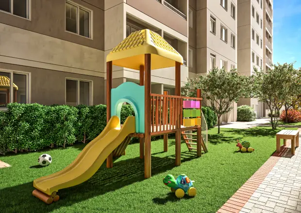 Playground do condomínio Abytá Nações Unidas